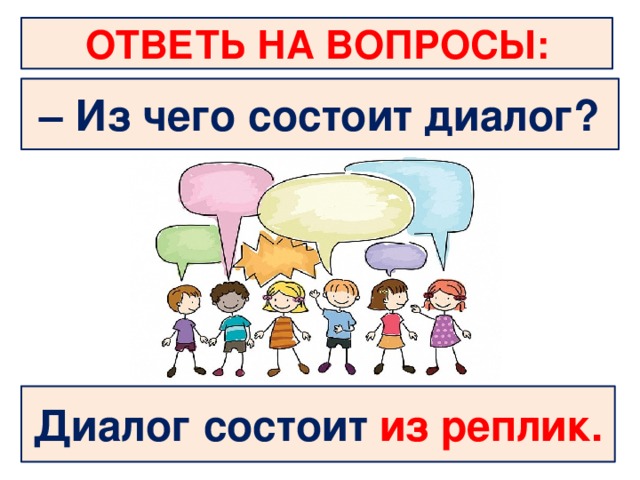 К какому рисунку по вашему мнению относится каждая реплика диалога французский