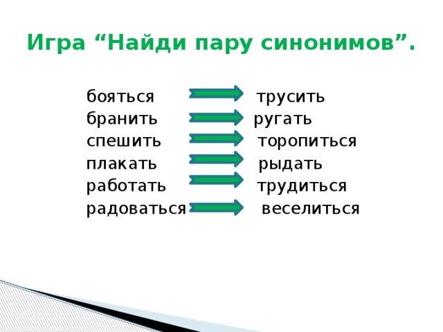 Презентация синонимы 4 класс