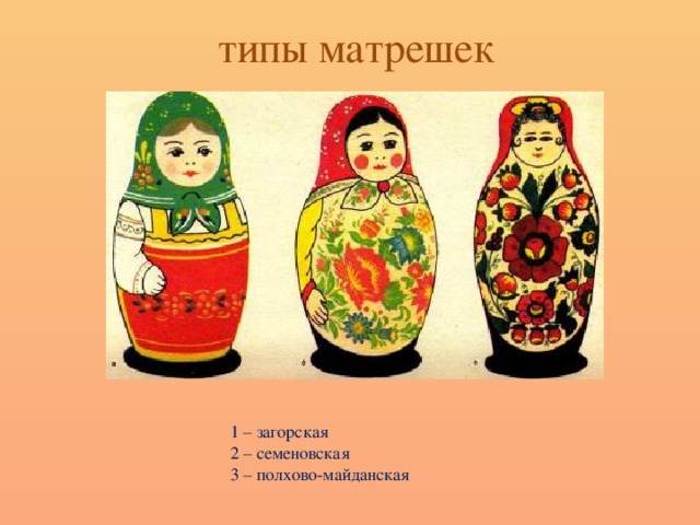 Матрешка рисунок майданская