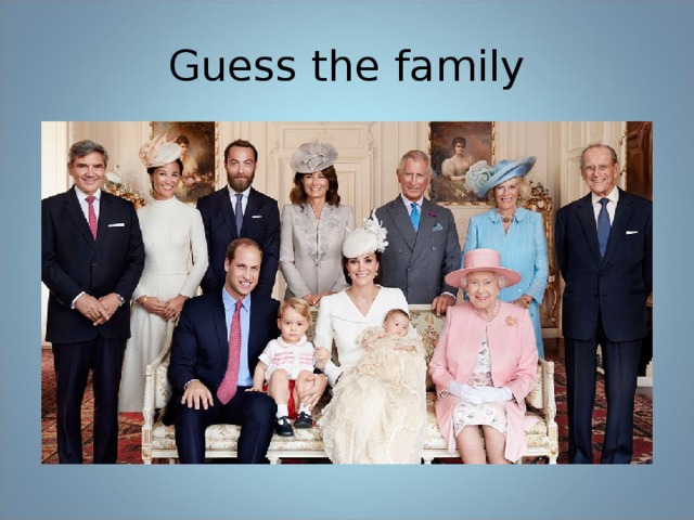 Guess the family 