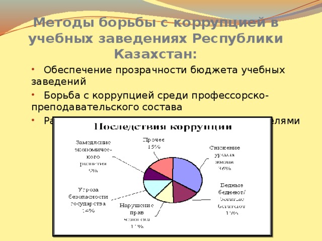 Презентация на тему коррупция в казахстане