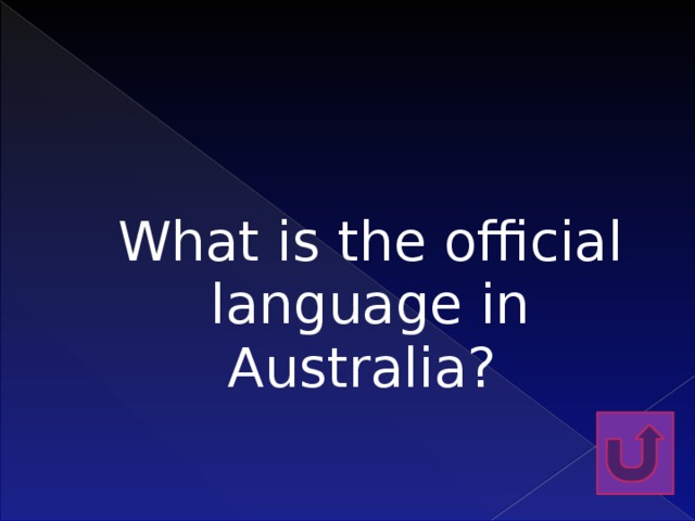 What is the official language in Australia?   