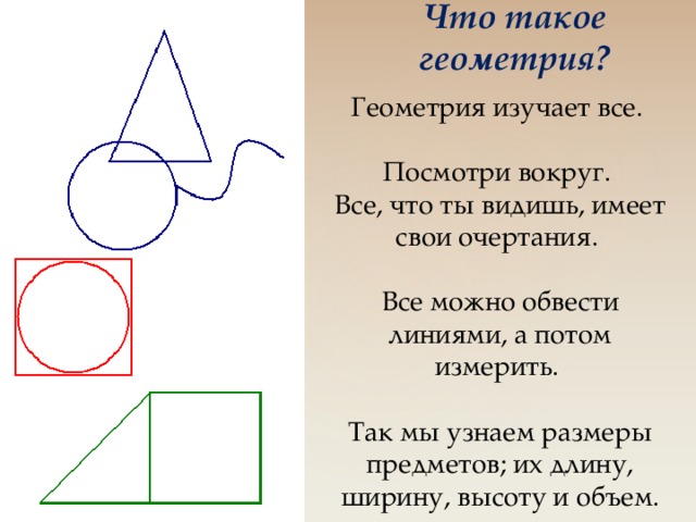 Проект на тему весь мир как наглядная геометрия