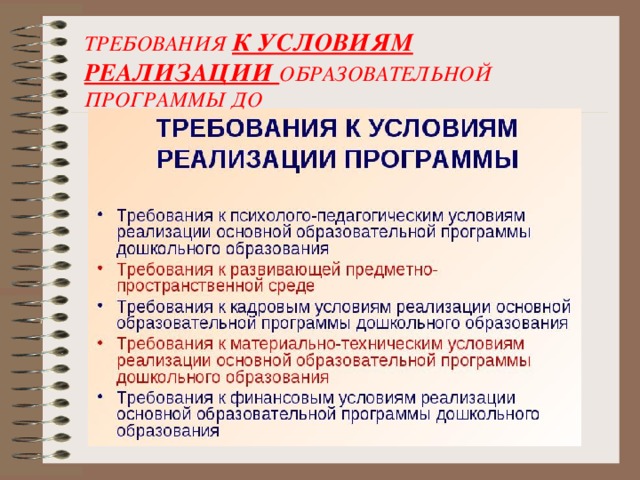 Требования к условиям реализации образования. Обновление содержания дошкольного образования. Механизм реализации дошкольного образования. Основные требования к обновлению содержания дошкольного образования. Основные идеи обновления дошкольного образования.