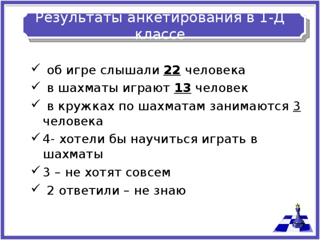 Как давно ты научился играть в шахматы андрей схема предложения