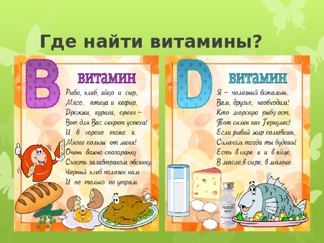 Витамины узнать