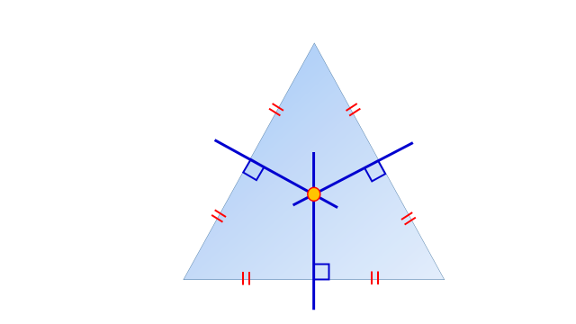 Точка пересечения серединных перпендикуляров в прямоугольном треугольнике. Серединный перпендикуляр в равностороннем треугольнике. Точка пересечения серединных перпендикуляров треугольника. Пересечение серединных перпендикуляров равностороннем треугольнике. Серединный перпендикуляр d hfcyjcnjhjyytv nhteujkmybrt.