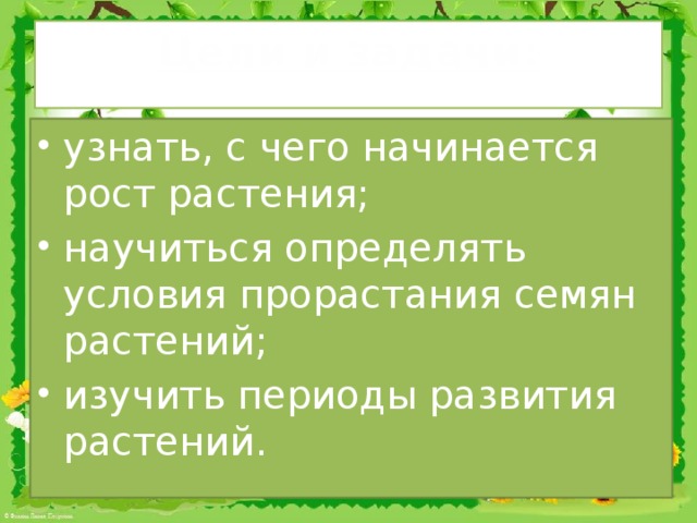 Цели и задачи: