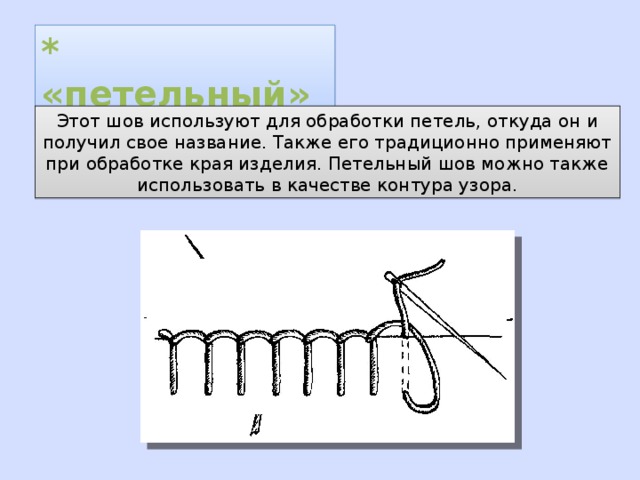 Образец для петельной пробы