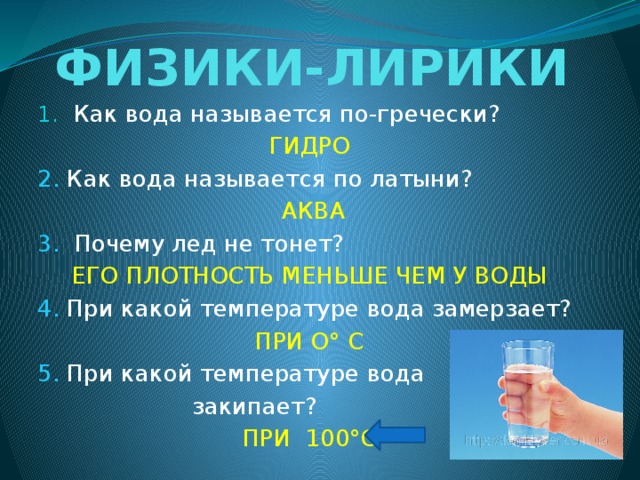 Почему лед не тонет