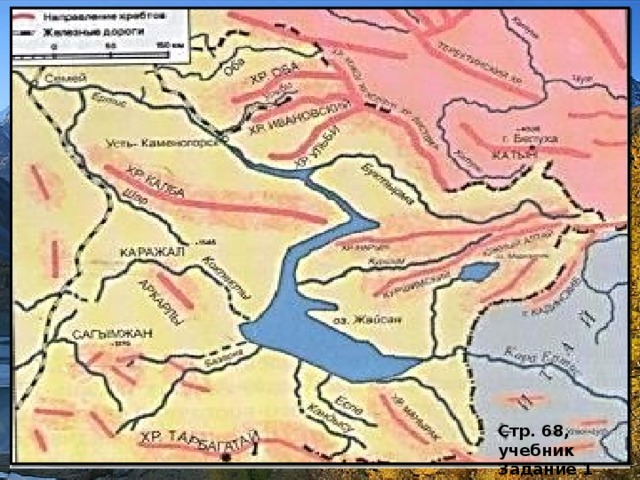 Описание алтайских гор по плану 5 класс география