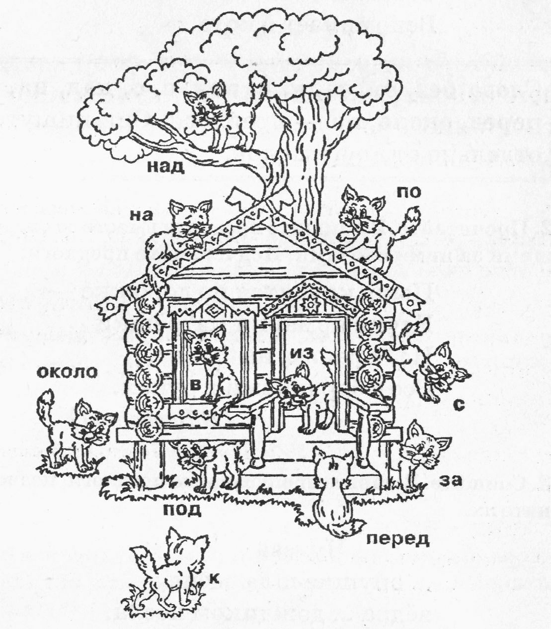 Картинки предлоги 2 класс