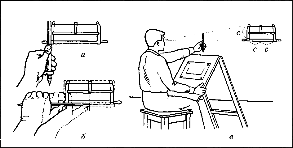 Визирование в рисунке