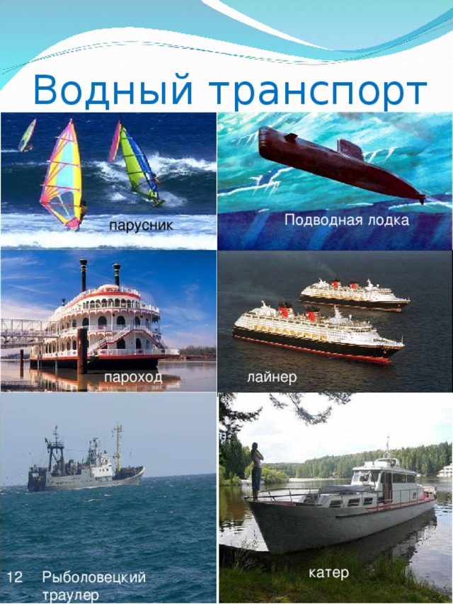 Подводный транспорт картинки для детей