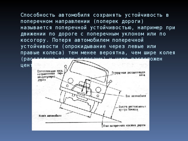 Поперечное направление движения. Продольная устойчивость автомобиля. Поперечная устойчивость автомобиля. Устойчивость автомобиля схема. Продольная и поперечная устойчивость автомобиля.