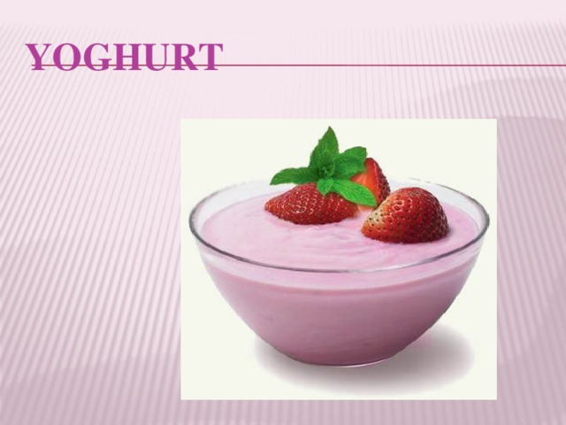 YOGHURT 
