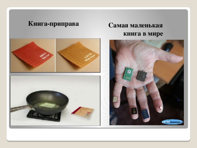 Книга-приправа Самая маленькая книга в мире 