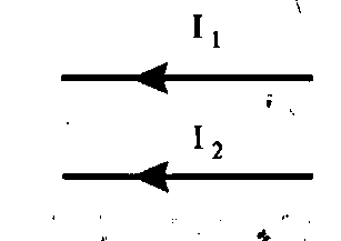 На рисунке изображены два провода по которым текут токи в указанных стрелками направлениях выберите