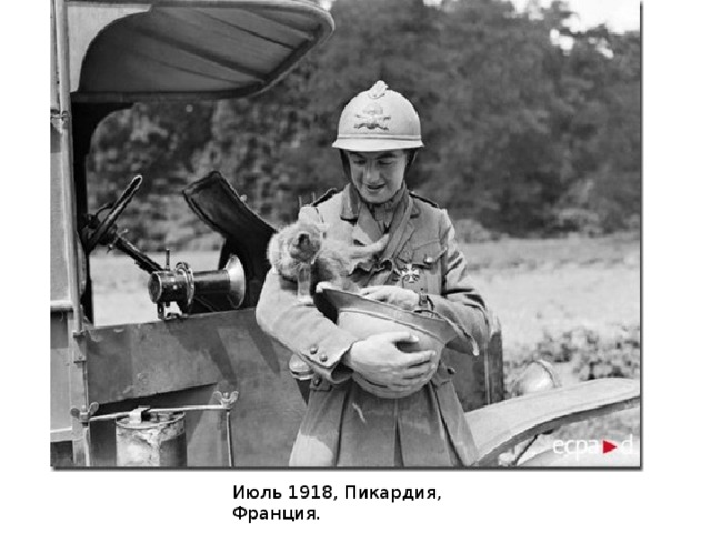 Июль 1918, Пикардия, Франция. 