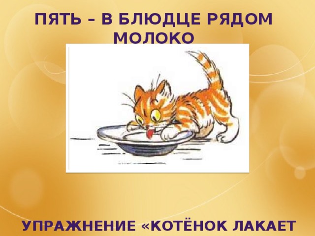 Картинка котенок лакает молоко