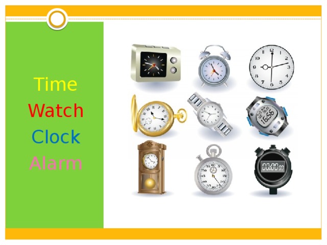 Time Watch Clock Alarm 