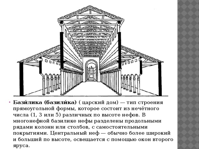 Базилика храм схема - 92 фото