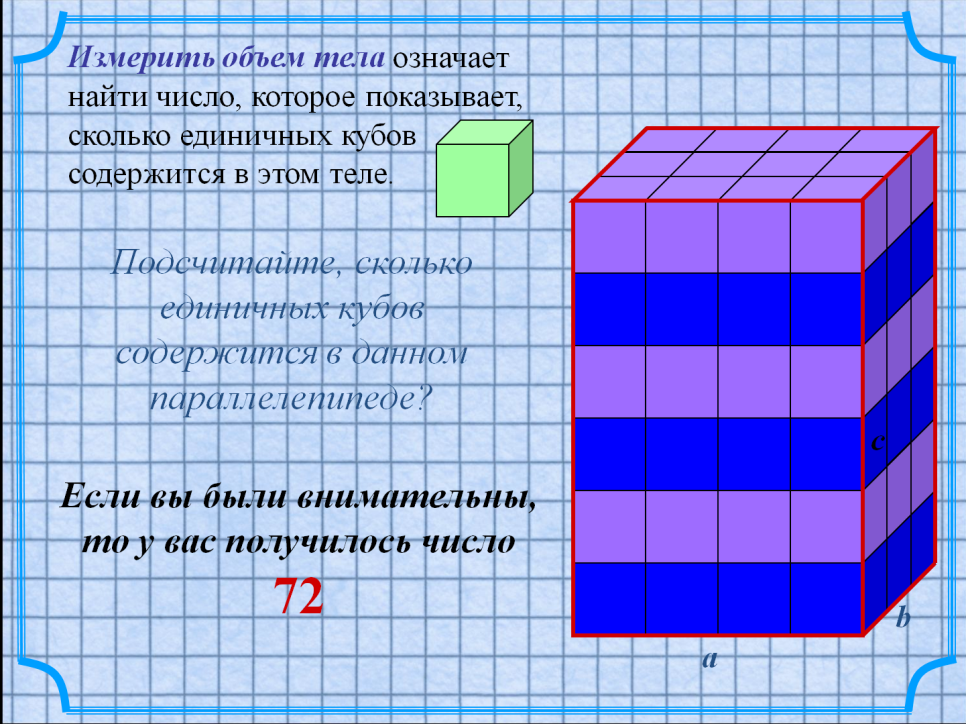 Объем прямоугольного параллелепипеда кубический сантиметр. Измерение кубических сантиметров. Единицы измерения объема фигуры. Объем в начальной школе. Объем измерения это в математике.