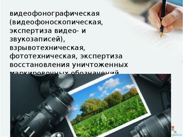 Фототехническая экспертиза образец