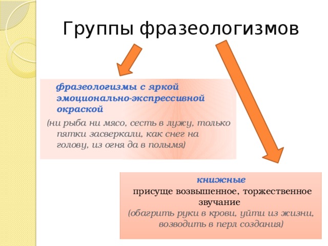 Тематические группы фразеологизмов проект 9 класс