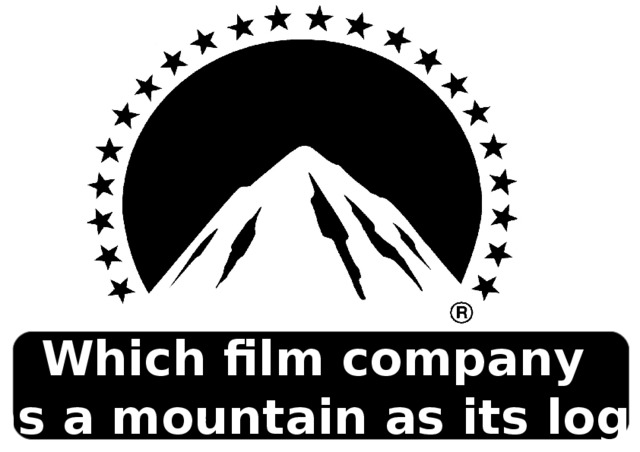 Which film company has a mountain as its logo? 