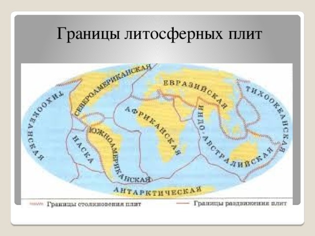 Границы литосферных плит