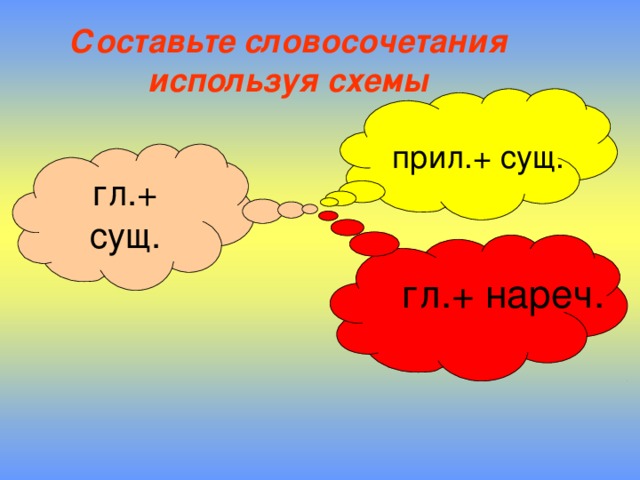 Составить 6 словосочетаний