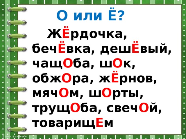 Е или е. О или ё. Ж..рдочка. Чащеба о или ё как пишется. Вдохновенные е или ё.