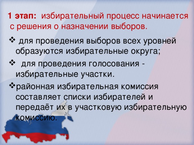 Кто назначает выборы. Для проведения выборов образуются избирательные округа и участки. Как образуются выборы.