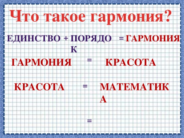 Математика и красота проект