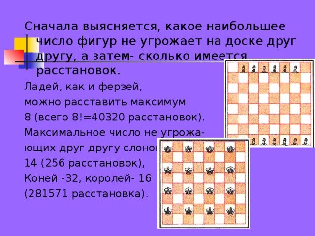Проект на тему математика на шахматной доске