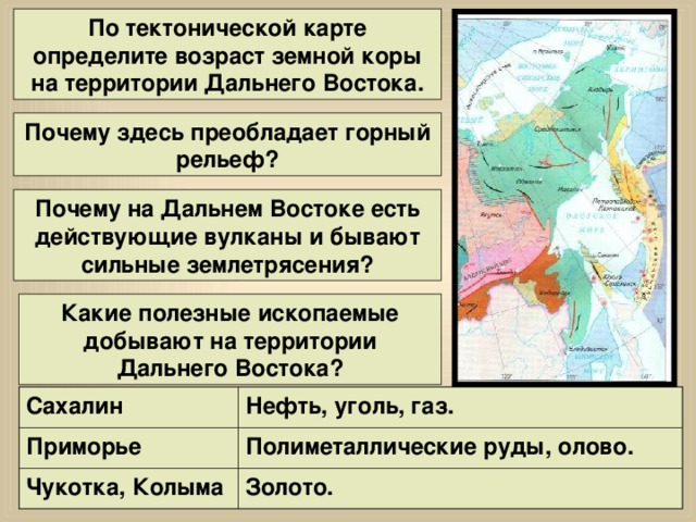 Полезные ископаемые дальнего востока картинки