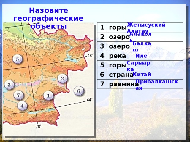 Перечислите географические объекты. Назовите географические объекты. Крупные географические объекты в Казахстане. Географические объекты своей местности. Пять названий географических объектов.