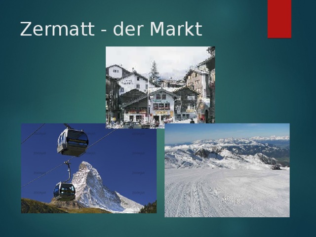 Zermatt - der Markt  