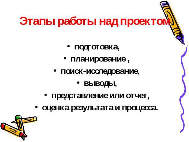 "Метод проектов в образовательном процессе".