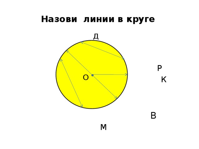 Как называются линии проведенные. Круг с линиями. Линии в круге как называются. Линия посередине круга как называется. Как называются линии в круге 8 класс.