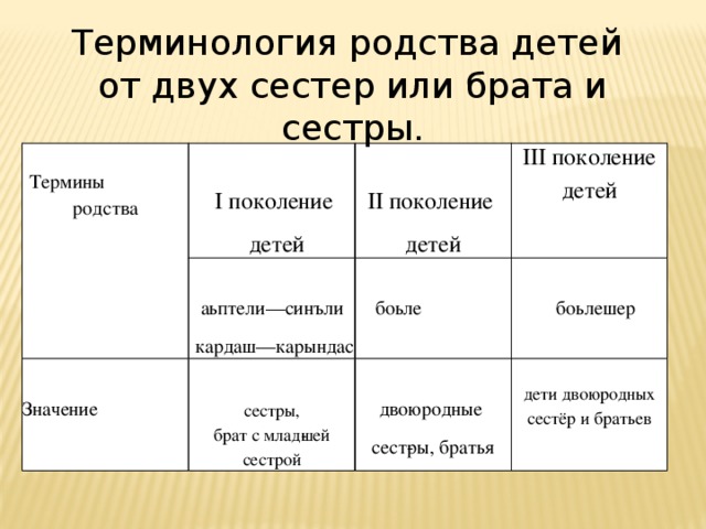 Термин родство означает совокупность социальных отношений план текста