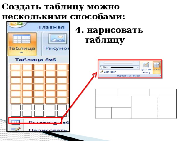 Как создать таблицу в блокноте на компьютере