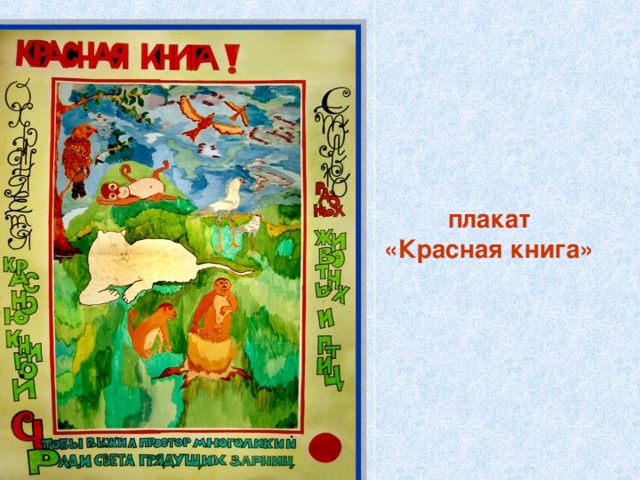 плакат «Красная книга» 