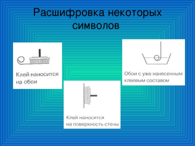 Расшифровка некоторых символов 