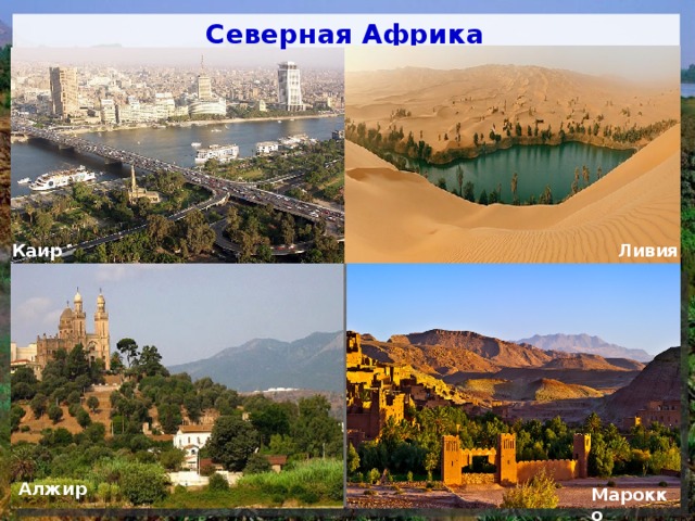 Северная Африка Каир Ливия Алжир Марокко 