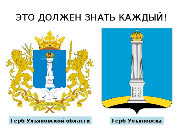 Герб ульяновска рисунок