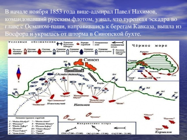 Укажите фамилию вице адмирала командовавшего русским флотом в походе обозначенном на схеме цифрой 1