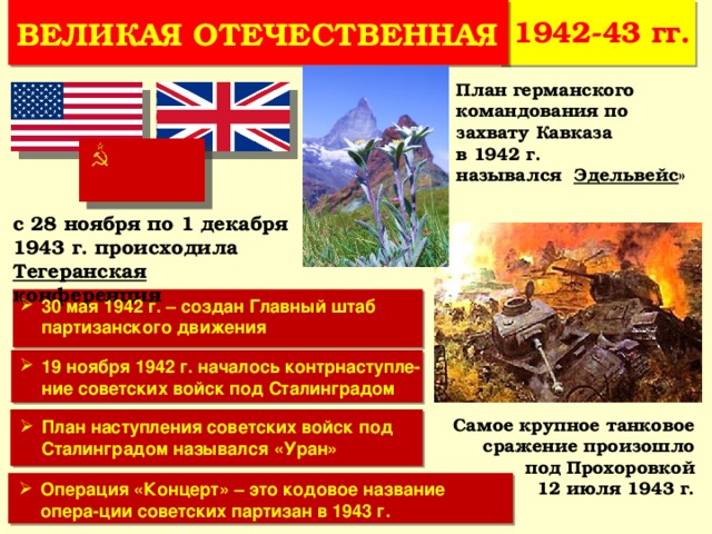 Планы немецкого командования на 1942