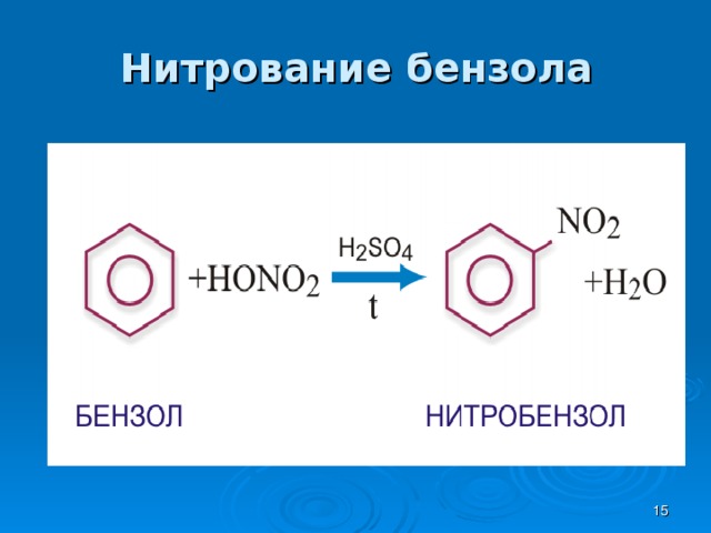 Нитрование бензола  